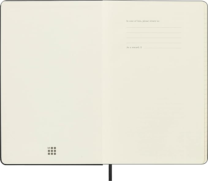 Moleskine 2023-2024 Weekly Horizontal Planner, 18M, Large, Black, Hard Cover (5 x 8.25)