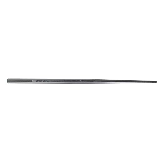 Mayhew Tools 22006 Extra-Long Aligning Line-Up Punch, 3/16" x 12", Black Oxide Finish