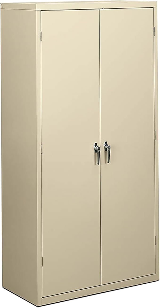 HON Brigade Series Five-Shelf Storage Cabinet - High Storage Cabinet, 36w by 18d by 72h , Putty (HSC2472)