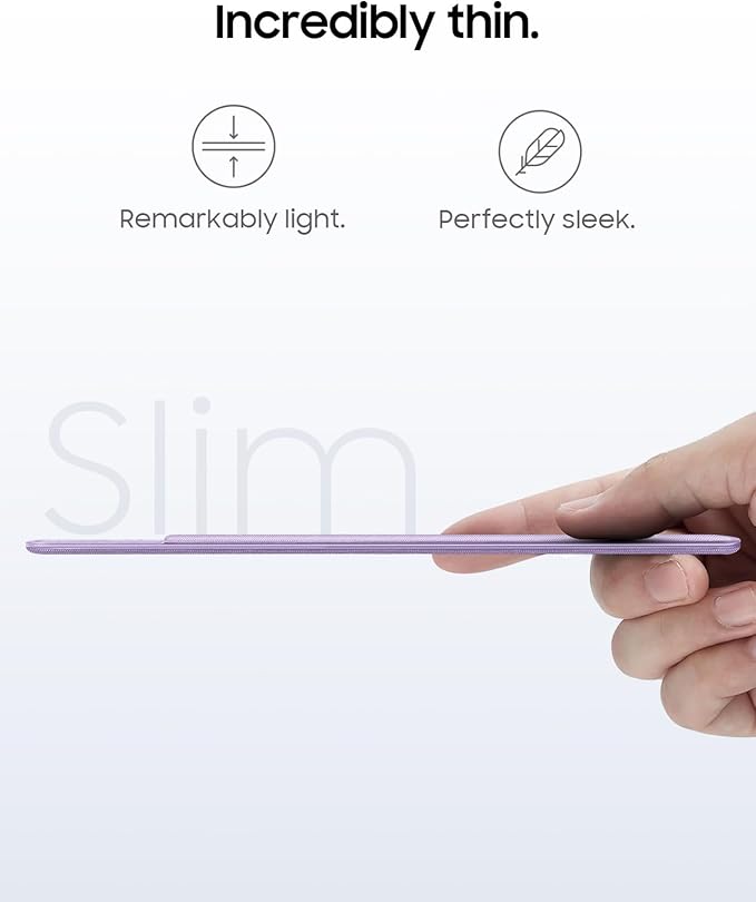 Fintie Detachable Pencil Holder with Elastic Band for iPad Case - Elastic Stylus Pouch Compatible with Apple Pencil Pro, Apple Pencil (USB-C / 1st / 2nd Gen) and Other Similar Size Stylus, Purple