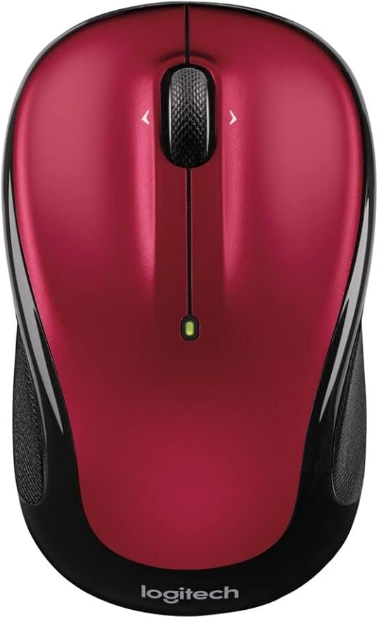 Logitech Wireless Mouse M325 with Designed-For-Web Scrolling - Red