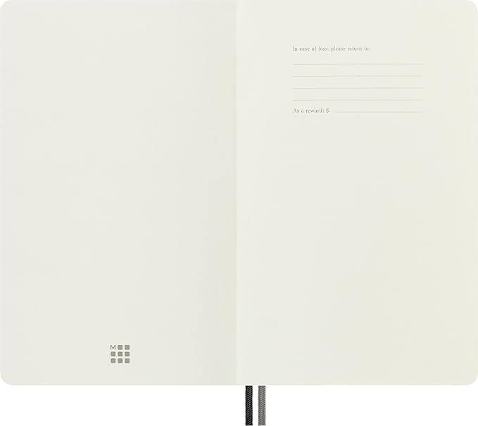 Moleskine Classic Expanded Notebook, Soft Cover, Large (5" x 8.25") Squared/Grid, Black, 400 Pages