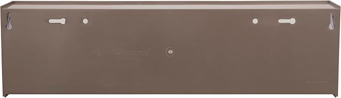 Akro-Mils TiltView Plastic Storage Cabinet with 5 Tilt Out Bins, Horizontal Plastic Parts Organizer, Teacher Toolbox, and Office Supply Organizer, 23-5/8" W x 6-1/2" H x 5-5/8" D, Mocha Raspberry