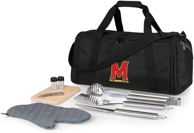 PICNIC TIME NCAA BBQ Kit Cooler Tote with Barbecue & Accessories