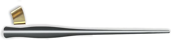 Speedball 2-In-1 Penholder, Gunmetal Pen Holder, Dip Ink, Pen Ink, Convert Holder From Straight to Oblique, Writing, Handwriting, Calligraphy, Lettering Quill, Writers, Artists, Tool, Writers Pen Set