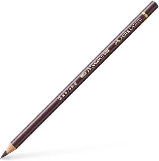 Faber-Castell Polychromos Artists' Single Pencil - Colour 177 Walnut Brown