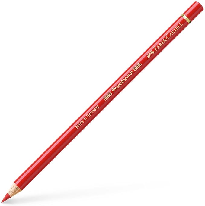 Faber-Castell Polychromos Artists' Single Pencil - Colour 118 Scarlet Red