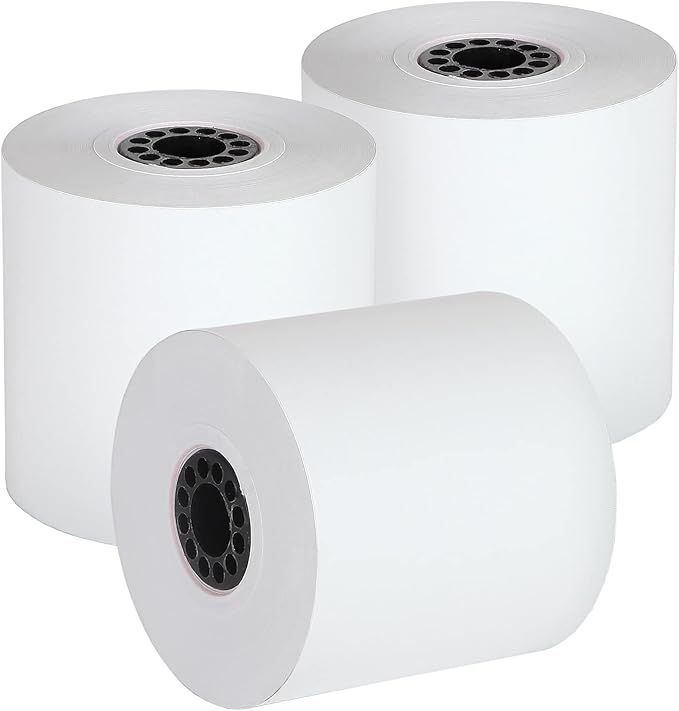 Staples Thermal Paper Rolls 2 1/4-Inch x 80 ft 10/Pack, For Office, School & Home