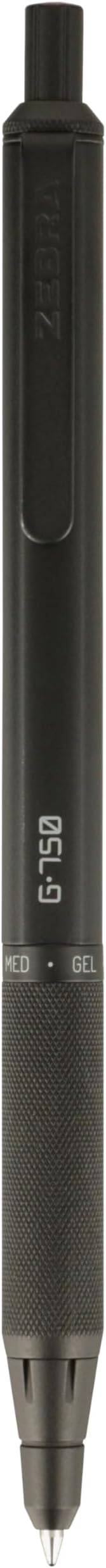 Zebra Pen Premium Writing Set, G-750 and M-701 Retractable Gel Black Ink Pen/Pencil Gift Set, Premium Brass and Steel Barrel, Medium/Fine Point, 0.7mm, 2-Pack (10512)