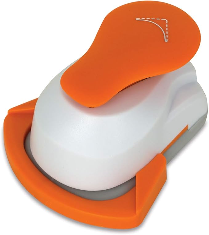 Fiskars 01-005484 Lever Punch, Corner, Round, Medium