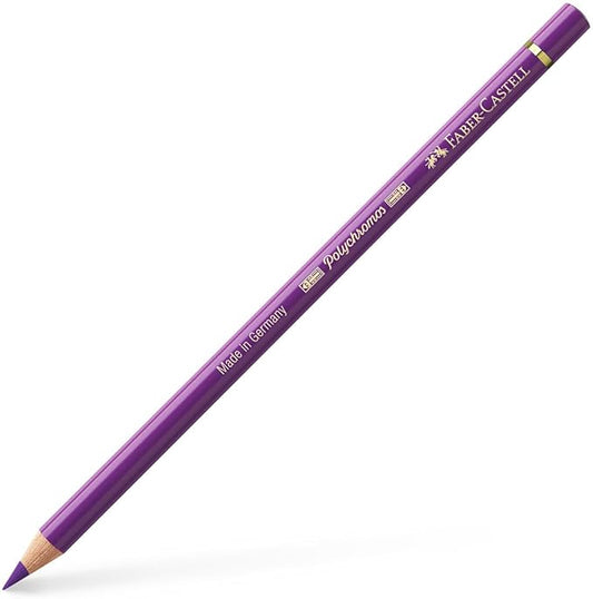Faber-Castell Polychromos Artists' Single Pencil - Colour 160 Manganese Violet