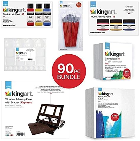 KINGART Pro Sketch & Draw Kit, Set of 43