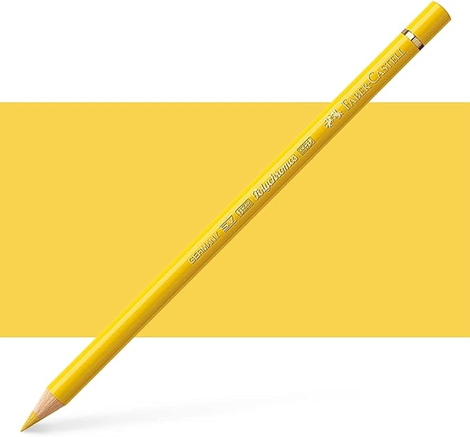 Faber-Castell Polychromos Artists' Single Pencil - Colour 185 Naples Yellow