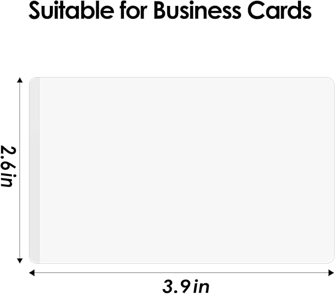 KTRIO 30 Pack Self Sealing Laminating Pouches, 2.6” x 3.9”, 10 Mil Thick Self Adhesive Laminating Sheets, Business Card Laminating Paper, Clear Laminate Sheets, No Laminator Machine Needed, No Heat