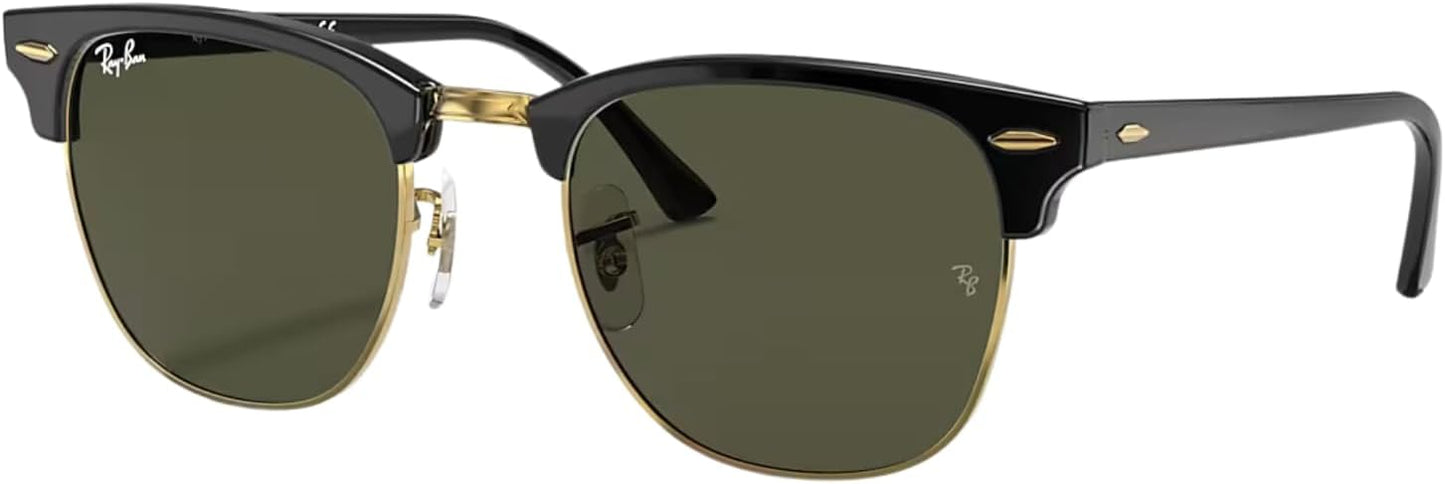 Ray-Ban RB3016 CLUBMASTER Sunglasses For Men For Women +BUNDLE with ACCESSORY EYEWEAR KIT