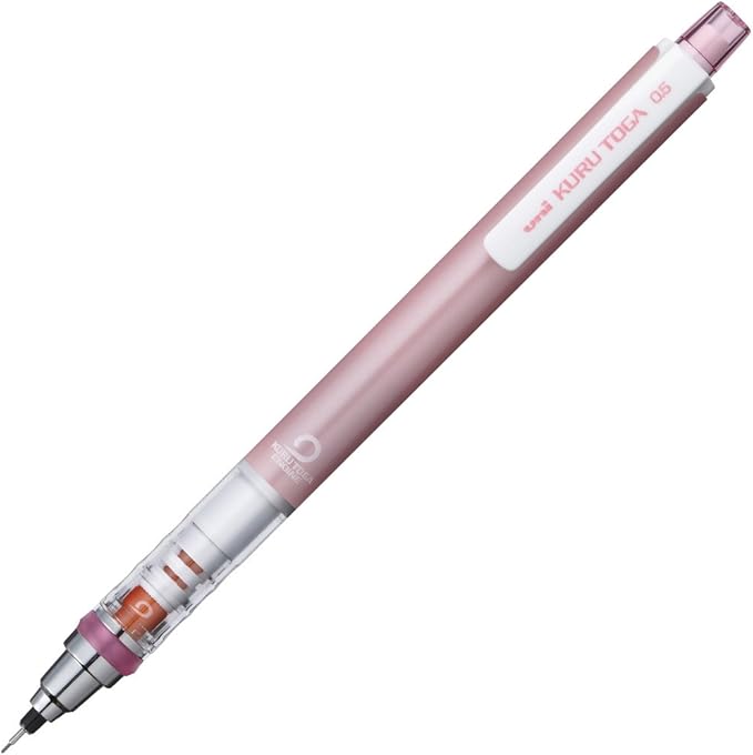 uni Kurutoga Mechanical Pencil Standard, 0.5mm, Baby Pink (M54501P.68)