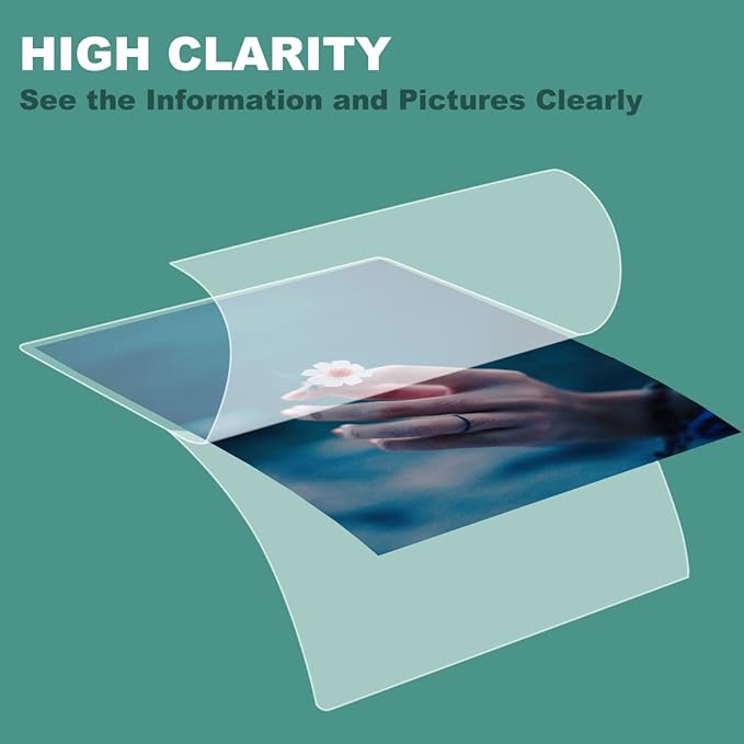BESTEASY Thermal Laminating Pouches, 5 mil Thick, Clear 9 x 11.5 Inch Laminating Sheet Paper for Laminator, Holds 8.5 x 11 Inch Letter Size Sheets（2000 Pack）