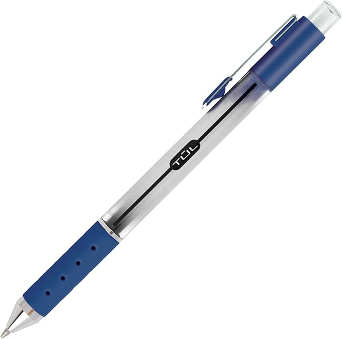 WHJJK TUL Retractable Gel Pens, Bullet Point, 0.7 mm, Gray Barrel, Assorted Standard and Bright Ink Colors, Pack of 14, SG_B01NBW93N6_US