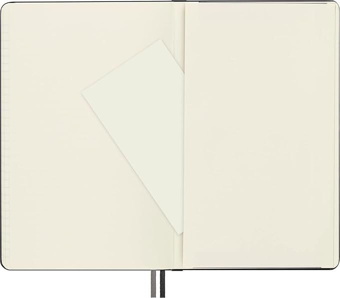 Moleskine Classic Expanded Notebook, Hard Cover, Large (5" x 8.25") Ruled/Lined, Black, 400 Pages
