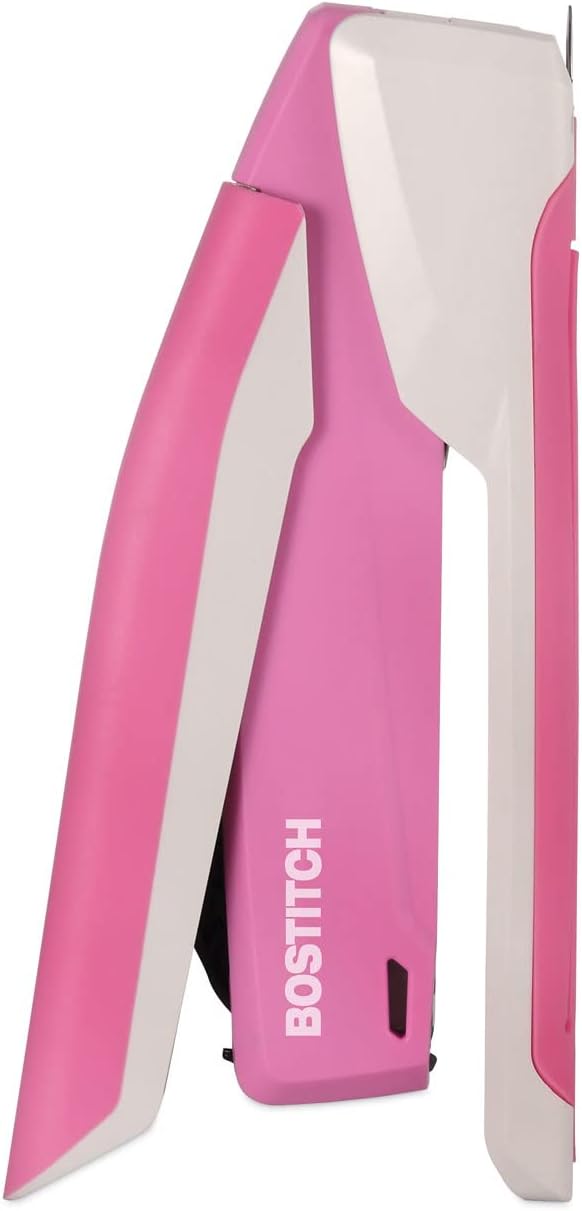 PaperPro-Bostitch 1188 inCOURAGE Stapler, 20-Sheet Capacity, Pink/White