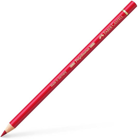 Faber-Castell Polychromos Artists' Single Pencil - Colour 126 Permanent Carmine