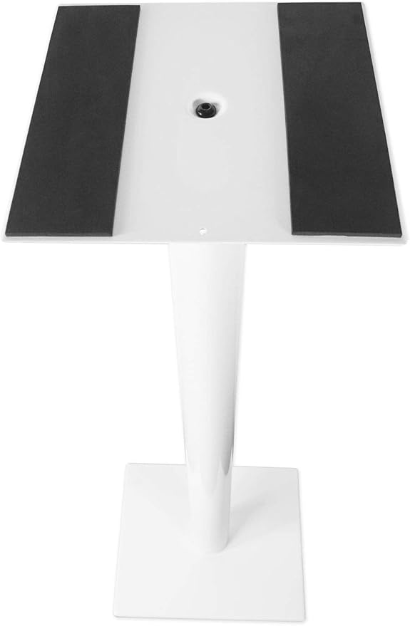Rockville Pair RS37W V2 37" Steel Bookshelf Speaker/Studio Monitor Stands, 60 lbs Capacity, Cable Management, Anti-Vibration Pads, Adjustable Feet, for Home Audio and Studio Monitoring