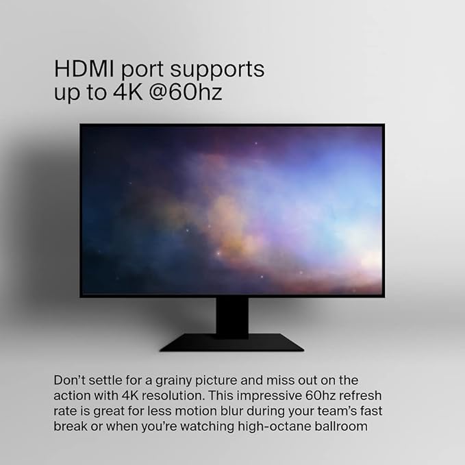 Belkin 7-in-1 USB-C Hub, Multiport Adapter Dongle with 4K 60Hz HDMI, 100W Power Delivery, 2.5Gb, 2 USB A Ports, SD and MicroSD Slot for MacBook Pro 14 and 16, iPad Pro 12.9 & 11, XPS, Surface and More
