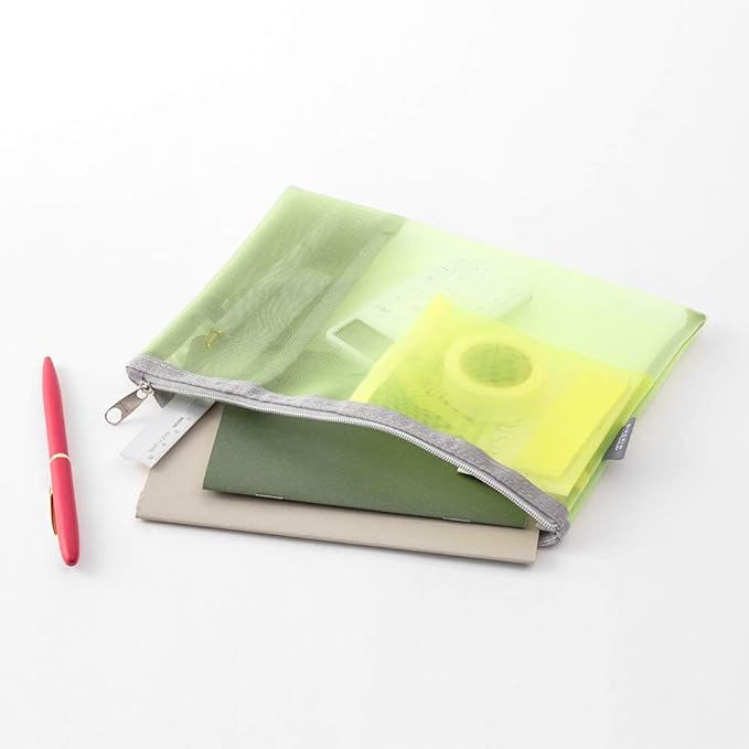 Midori Mesh Pouch, Pen Case, Tool Pouch
