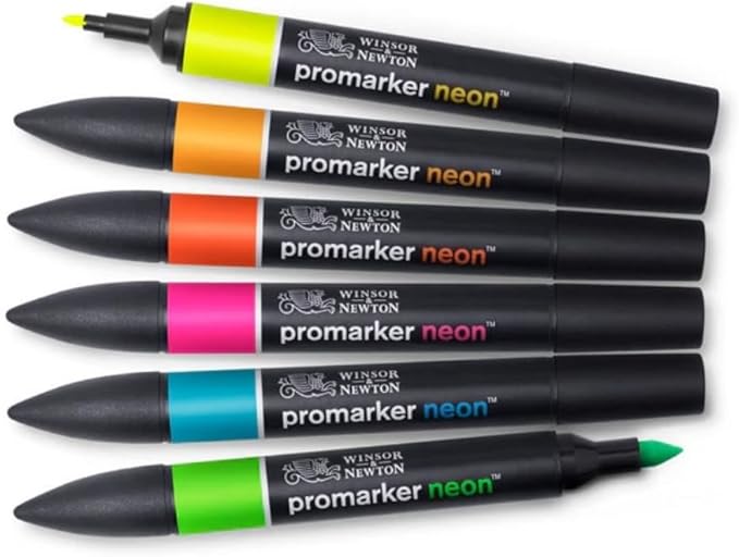 Winsor & Newton Promarker Neon, Set of 6