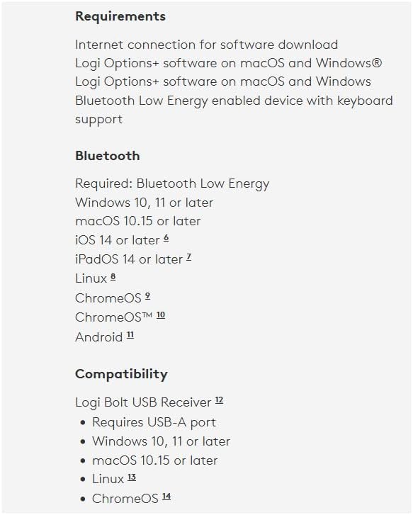 Logitech MX Mechanical Mini Wireless Illuminated Keyboard, Linear Switches, Backlit, Bluetooth, USB-C, macOS, Windows, Linux, iOS, Android, Metal