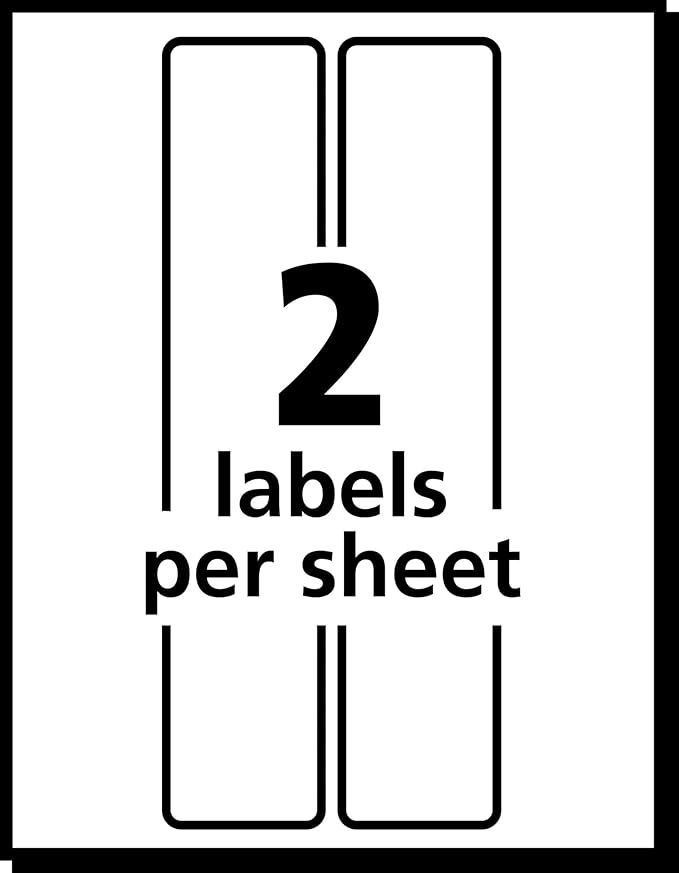 Avery Postage Meter Labels for Personal Post Office, 1-25/32" x 6", White, 60 Mail Meter Labels (05289)