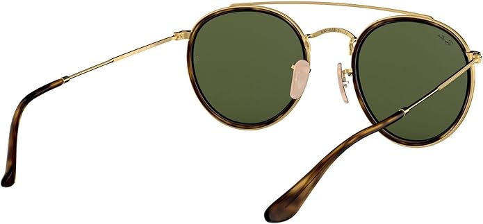 Ray-Ban Unisex Rb3647n Double Bridge Round Sunglasses