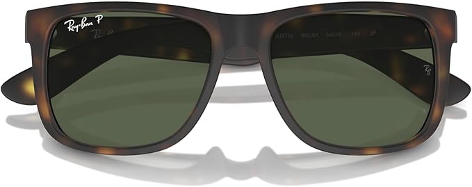 Ray-Ban unisex-adult Rb4165f Justin Low Bridge Fit Rectangular Sunglasses