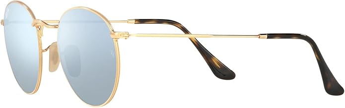 Ray-Ban Unisex Rb3447n Round Flat Lens Round Sunglasses