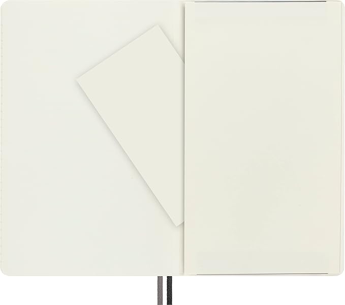 Moleskine Classic Expanded Notebook, Soft Cover, Large (5" x 8.25") Squared/Grid, Black, 400 Pages