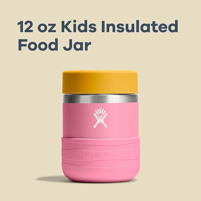 Hydro Flask Insulated Food Container - Snack Container for Kids and Lunch Box - 12 Oz Food Jar in Seaspray Blue