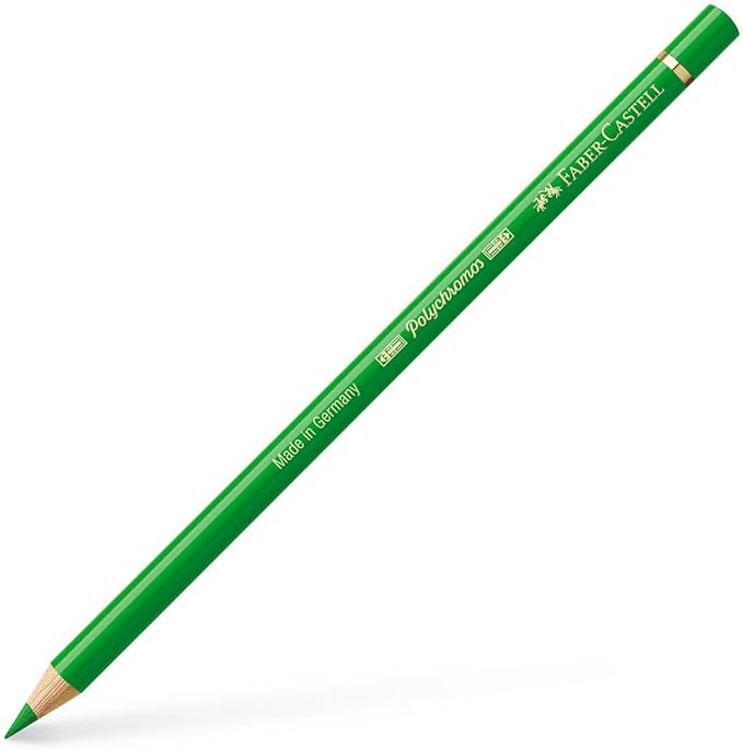 Faber-Castell Polychromos Artists' Single Pencil - Colour 112 Leaf Green