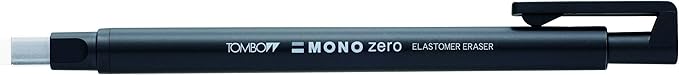 Tombow Holder Eraser, Mono Zero Square Shapre Black (EH-KUS11)
