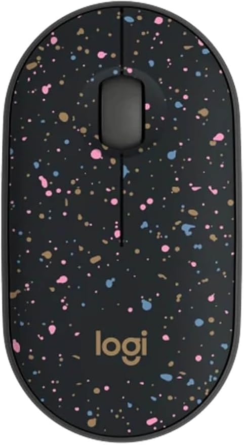 Logitech 910-007281 M340 Design Collection Wireless Mouse - Speckles (Renewed)