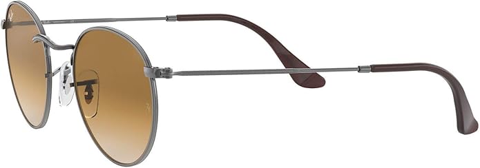 Ray-Ban Unisex Rb3447n Round Flat Lens Round Sunglasses