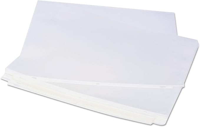 Universal Standard Sheet Protector, Economy, 8.5 x 11, Clear, 200/Box
