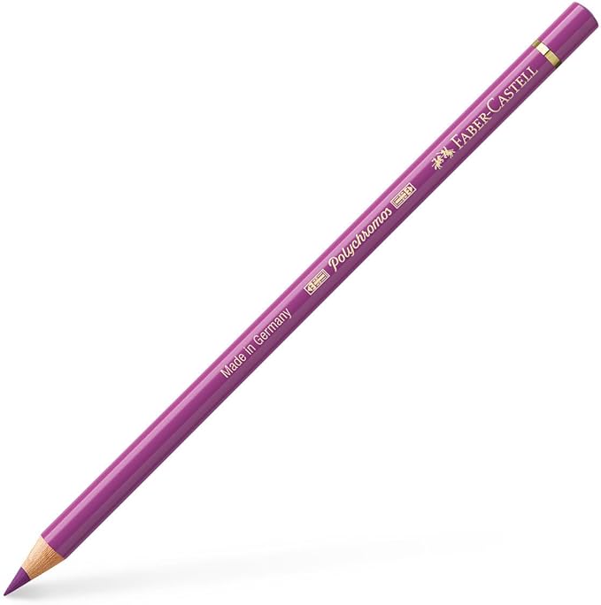 Faber-Castell Polychromos Artists' Single Pencil - Colour 135 Light Red-Violet