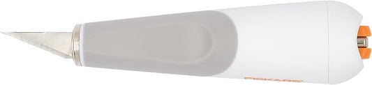 Fiskars Heavy-Duty Easy Change Detail Knife (with #2 Blade) - for Heavy and Thick Materials - Arts and Crafts