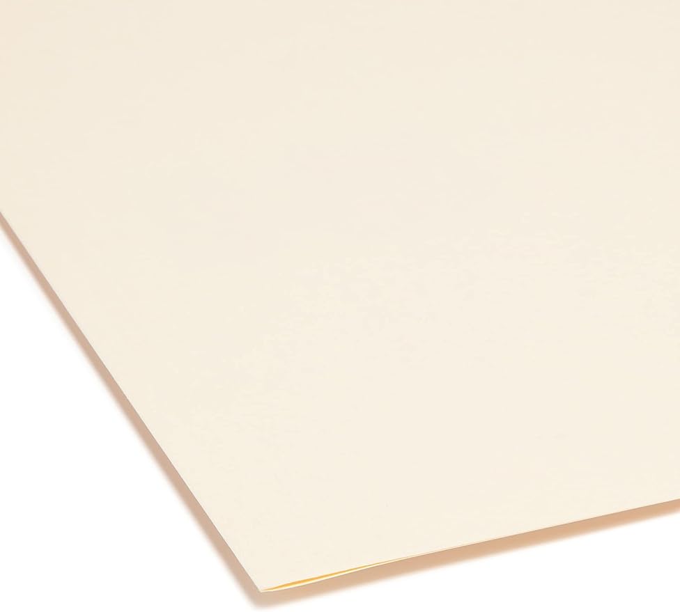 Smead File Folder, 1/3-Cut Tab, Letter Size, Manila, Assorted Positions, 100 Per Box (10330) (Pack of 2)