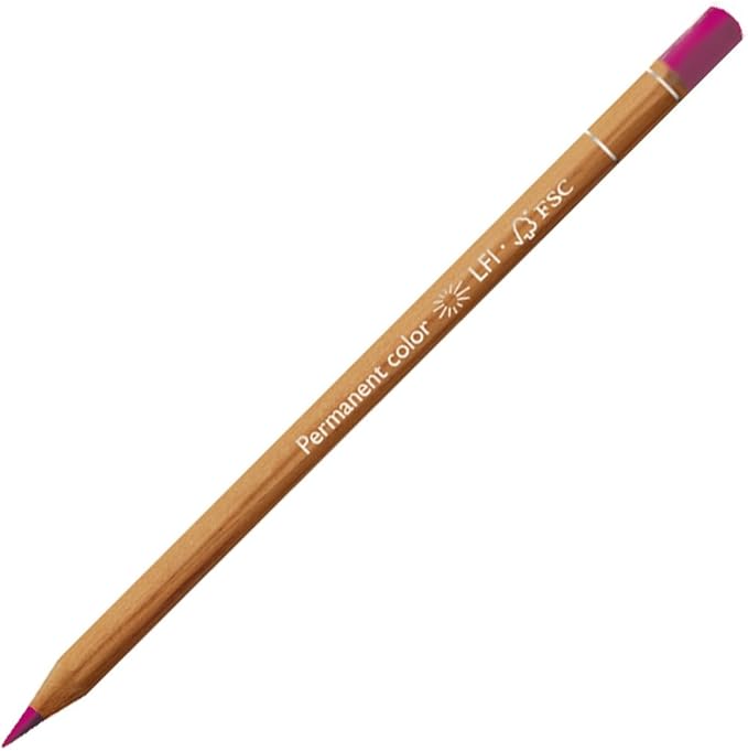 Caran D'ache Luminance 6901 Lightfast Pencil No. 350 Purplish Red (6901.350)