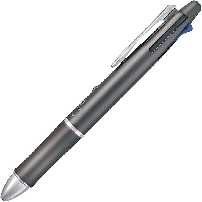 Pilot Dr. Grip Multi Function Pen, 0.5mm Acro Ink Ballpoint Pen, 0.5mm Mechanical Pencil, Gray (BKHDF1SEF-GY)