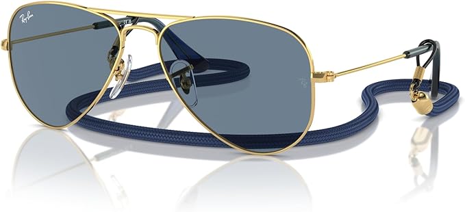 Ray-Ban Junior Kids' Rj9506s Metal Aviator Sunglasses