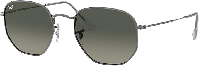 Ray-Ban unisex-adult Rb3548n Hexagonal Flat Lens Hexagonal Sunglasses