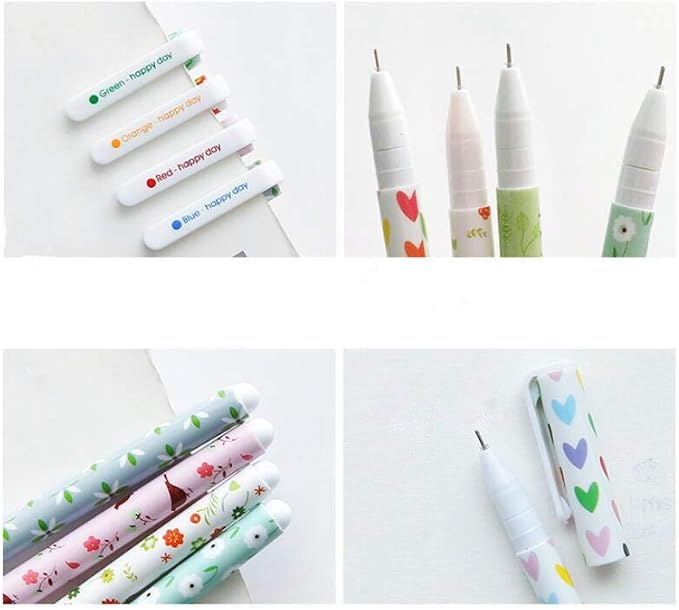 Cute Color Pens Multi Colored Gel Ink Fine Tip for Journal Writing Drawing Calendar Agenda Coloring Art Planner 10 Pcs 0.5 mm Green Forest