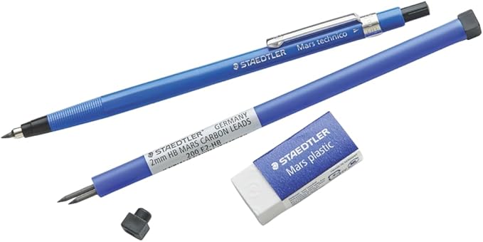 STAEDTLER Mars Technical Mechanical Pencil Set, Blue, 18 Pack